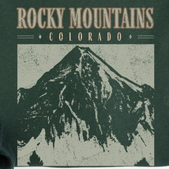 Colorado Sweatshirt, Rocky Mountains Sweatshirt, Colorado Rockies Sweatshirt 169 - Picture 2 of 5